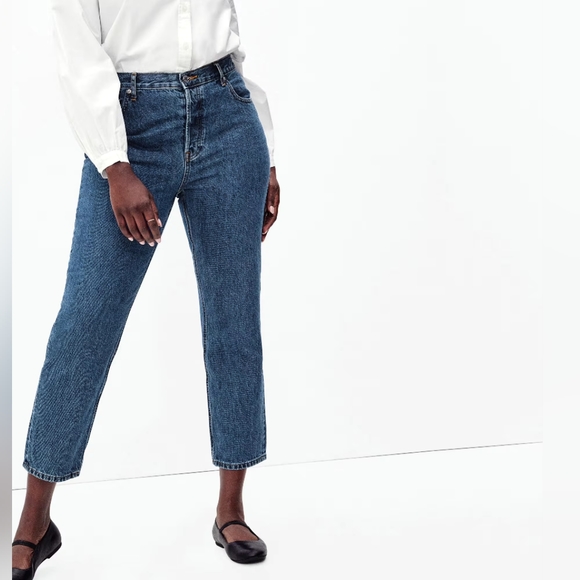 Everlane Denim - NWT Everlane Curvy 90's Cheeky Straight Leg Jean Northridge Med Wash Women’s 29